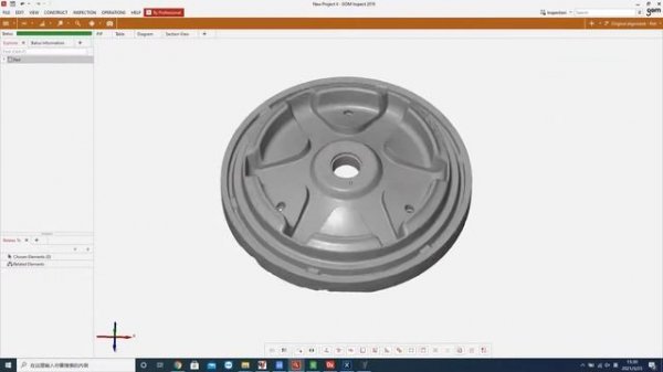 Measurement by ScanViewer Scan and Inspection Software and GOM Inspect Free