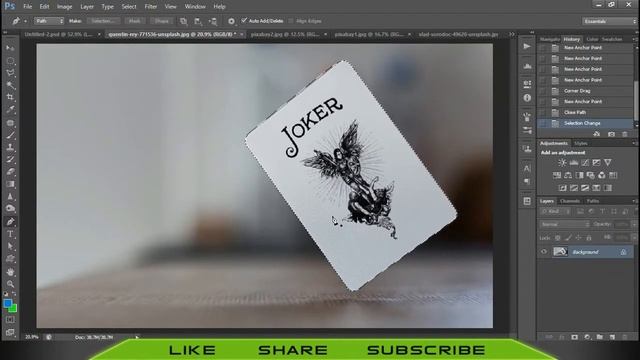 #83 Part 4 How to use Pen tool in Photoshop in हिंदी / اردو | Photoshop Tutorial | Photoshop Class смотреть онлайн