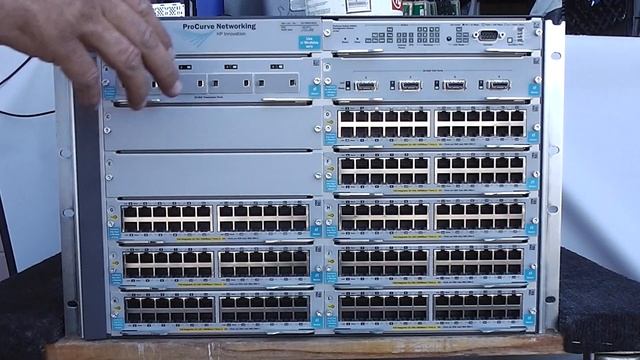 Sold HP Procurve 5412zl J8698A J8707A J8708A J8702A J8726A. смотреть онлайн