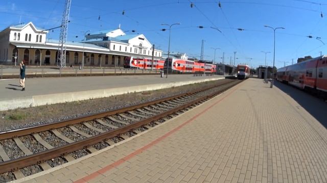 ??Железнодорожный вокзал Вильнюса.[Vilnius railway station.] смотреть онлайн