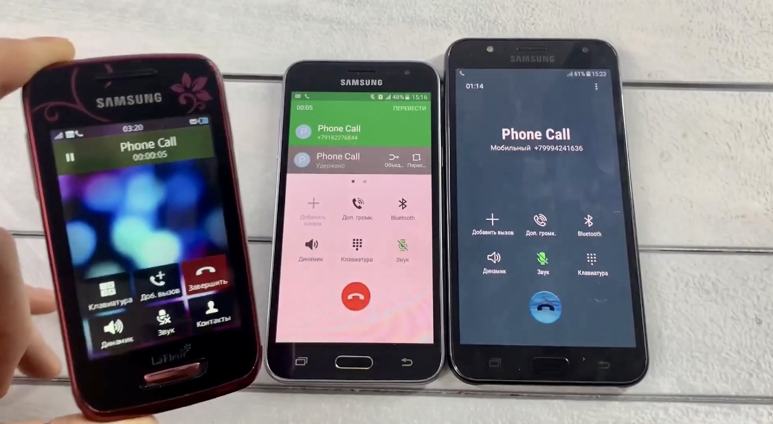 Входящие исходящие звонки Samsung j3, Samsung j7 Neo, Samsung Wave y смотреть онлайн