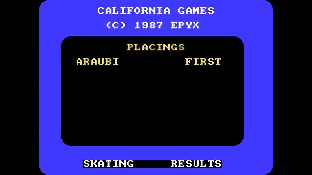 California Games (Epyx, 1987) MSX [552] Walkthrough Comentado смотреть онлайн