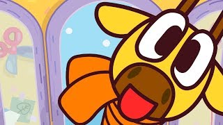 Видео для детей - Жирафик Мофи лепит Куличики.mp4 смотреть онлайн