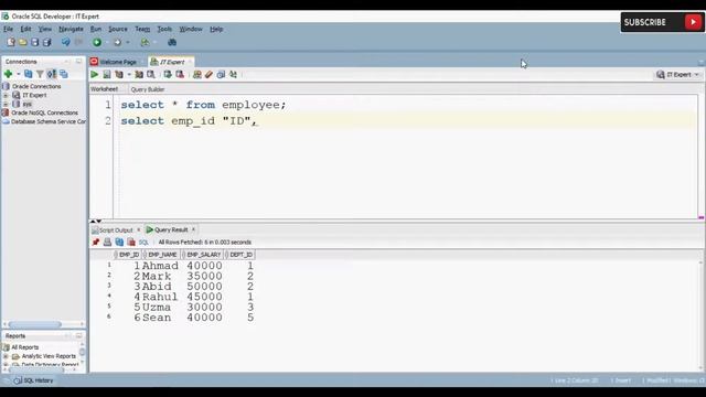 21. Column Alias in Oracle PL/SQL смотреть онлайн