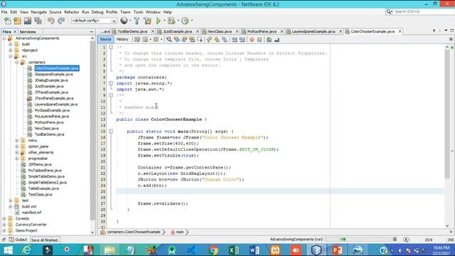 #56 Java Swing Tutorial | JColorChooser in java смотреть онлайн