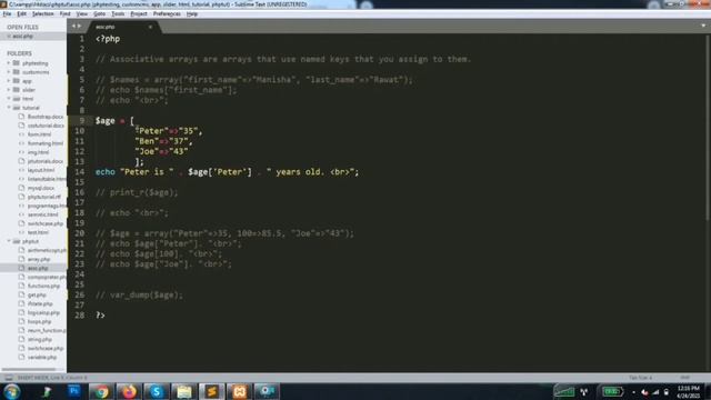 PHP Associative Array Tutorial 2021 | PHP Tutorial смотреть онлайн