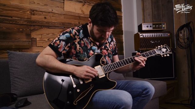 D'Angelico Excel DC Tour Solid Black - Gear Demo смотреть онлайн