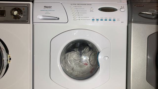 Hotpoint WD71 Ultima 1200 Washer Dryer- White Cotton + Time Saver