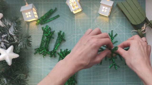 ЁЛОЧКА из синельной проволоки смотреть онлайн