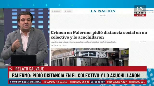 Pidió distancia en el colectivo y lo acuchillaron. El acusado tiene antecedentes. смотреть онлайн