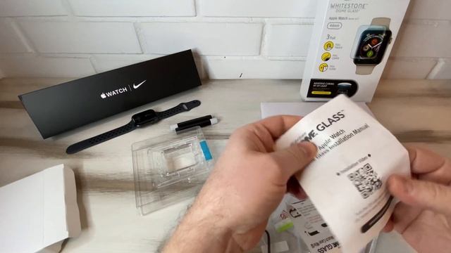 Защитное стекло WhiteStone Dome Glass для Apple Watch 6 series 44 mm смотреть онлайн