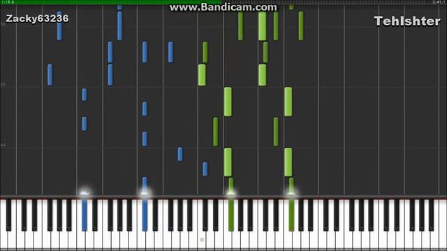 The Disappearance of Hatsune Miku - DEAD END - Synthesia (Piano) (TehIshter) смотреть онлайн