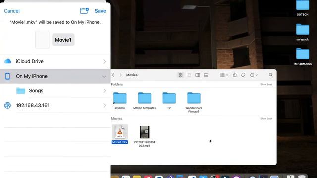 Transfer MKV Files Between Mac and iPhone Using AirDrop