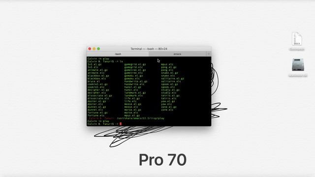 Play Games emacs On Terminal Mac OS X смотреть онлайн