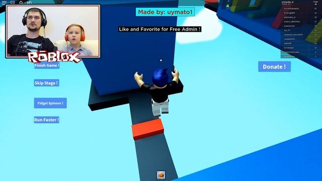 ПАРКУР ПОБЕГ ОТ ГУБКИ БОБА Roblox СИМУЛЯТОР РОБЛОКС #2 смотреть онлайн