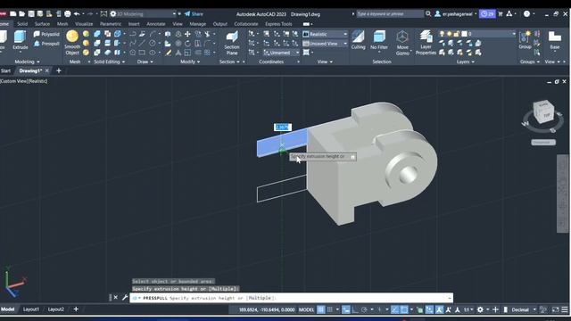 Advance Mechanical Component Design 10 | #autocad 3D смотреть онлайн