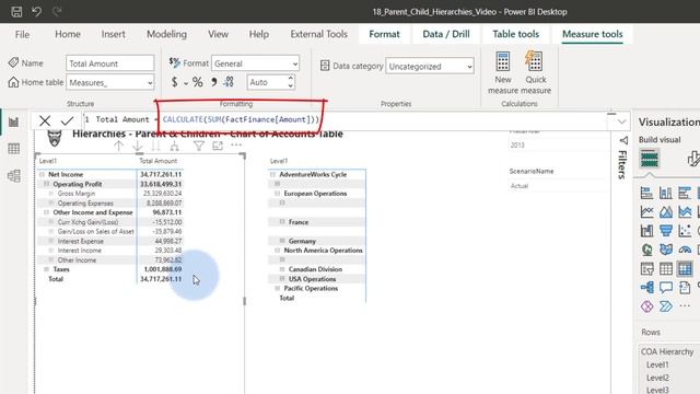 PowerBI & DAX - Chart Of Account Hierarchies смотреть онлайн