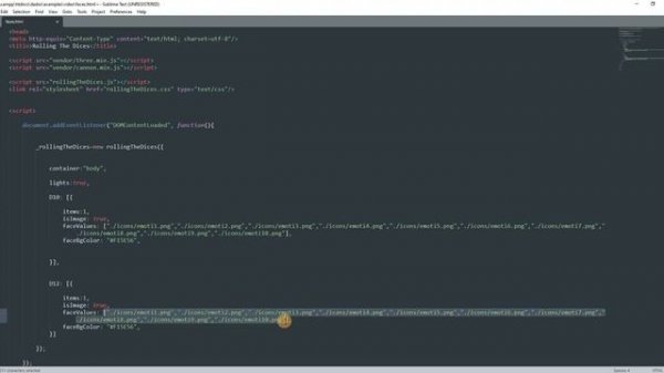 Create 3D dice with images in javascript | Three js