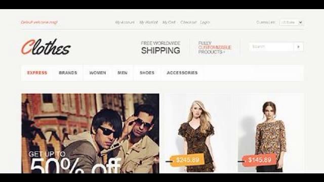 Preview White Apparel Magento Theme by Hermes TMT смотреть онлайн