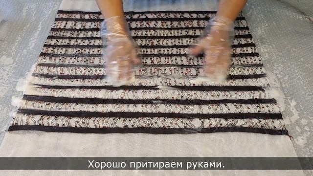 Ажурный шарф. Шерсть и синтетическая пряжа в валянии. смотреть онлайн