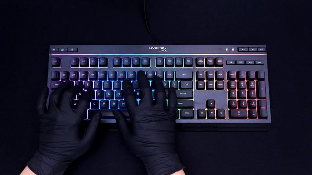 [4K-ASMR] HyperX Alloy Core RGB Membrane Gaming Keyboard 하이퍼엑스 알로이 코어 멤브레인 키보드 смотреть онлайн