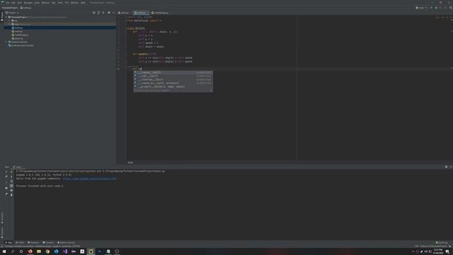 Python Tutorials in PyGame: Shooting Bullets смотреть онлайн