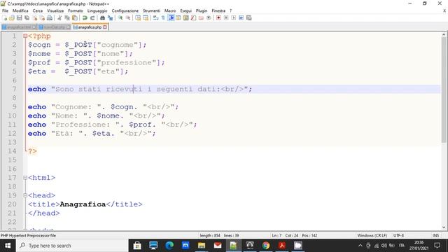 Inviare e recuperare i dati di un form con PHP: una soluzione con una sola pagina смотреть онлайн