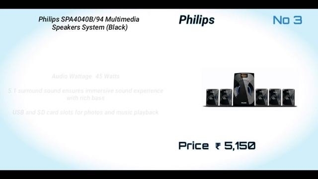 Top 5 Philips Multimedia Speakers System | Best 5 Home Theater | in India смотреть онлайн
