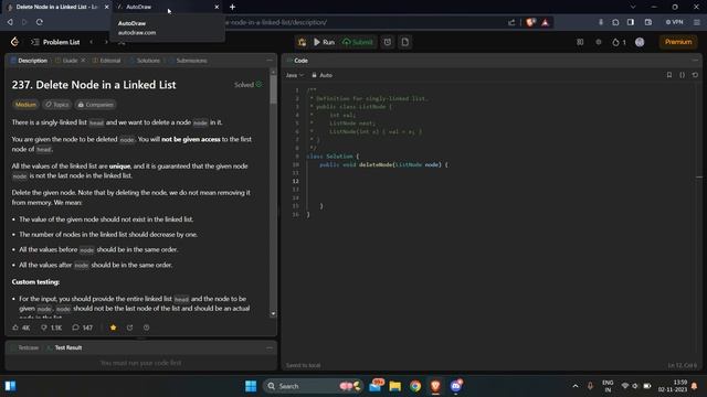 LeetCode 237- Delete Node in a Linked List Solution Explained - Java смотреть онлайн