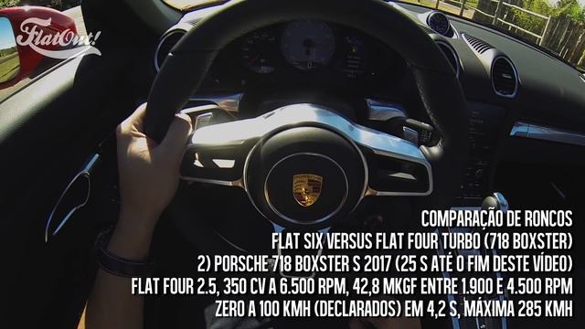 New Porsche 718 Boxster S vs. GTS (flat six, 981): engine sound comparison смотреть онлайн