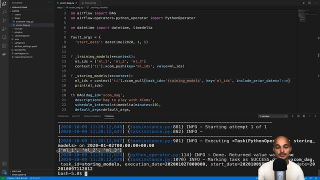 Getting started with XComs in Apache Airflow смотреть онлайн