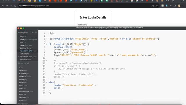 Session Based Login in HTML,PHP and MySQL English and Sinhala смотреть онлайн