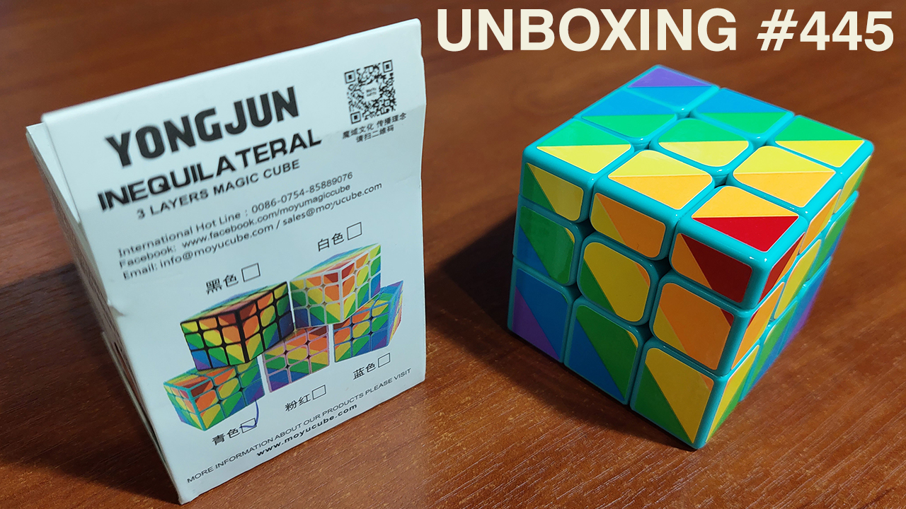 Unboxing №445 Радужный Кубик Рубика | YJ Inequilateral Cube 3x3 смотреть онлайн
