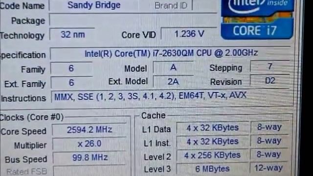 Sandy Bridge i7-2630qm Turbo Boost in Action смотреть онлайн