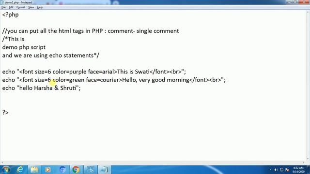PHP Data Types | PHP variables | How to create PHP variable with simple examples (Gujarati) смотреть онлайн