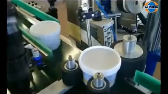 Аппликация этикетки на конические ведерки смотреть онлайн