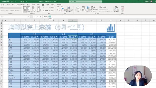 Excel初級1（新規作成・画面構成・セルの仕組み・範囲選択）