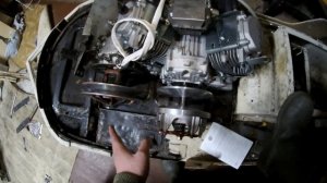 Установка двигателя LIFAN 2V78F-2A PRO 27лс. на буран