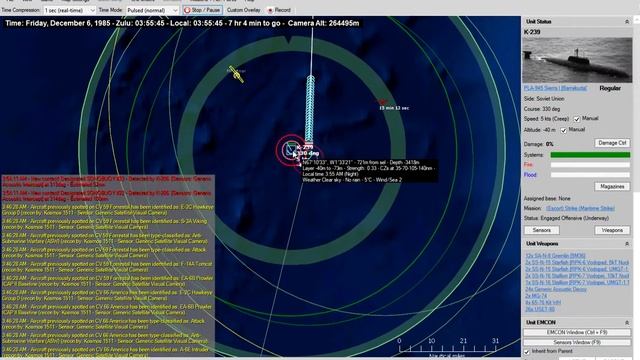 Carrier Killer 1985, Command Modern Air/Naval Operations WOTY, Gameplay смотреть онлайн