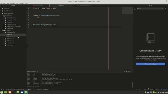 05 KIVY Root Widget & Layouts смотреть онлайн
