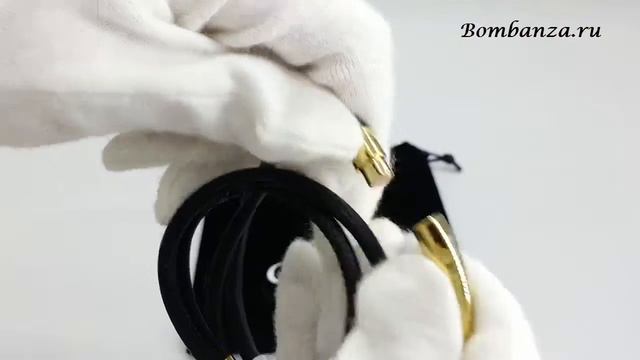 Браслет Qudo, Doppio small G Black смотреть онлайн