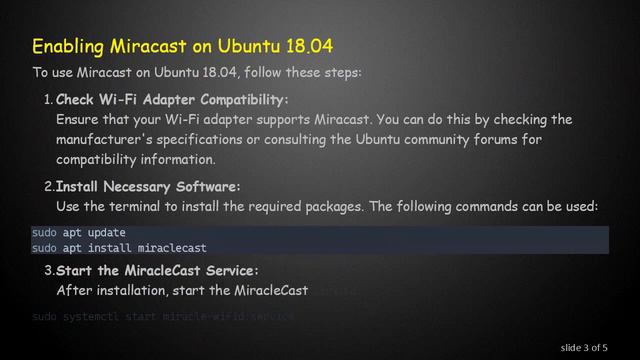 Miracast On Ubuntu 18.04: Connecting To Your Smart TV