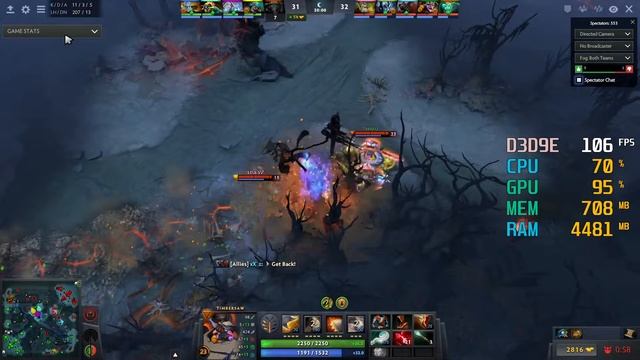 AMD Radeon HD 7870 -- Intel Core i3-8100 -- Dota 2 FPS Test DX9 смотреть онлайн