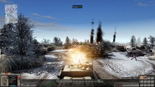 Men of War Assault Squad 2 Советский Союз Тарнополь на ПТ САУ СУ-100 Героическая Сложность [Full HD смотреть онлайн