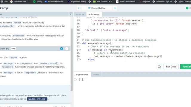 EchoBot II | Python | Data Camp смотреть онлайн