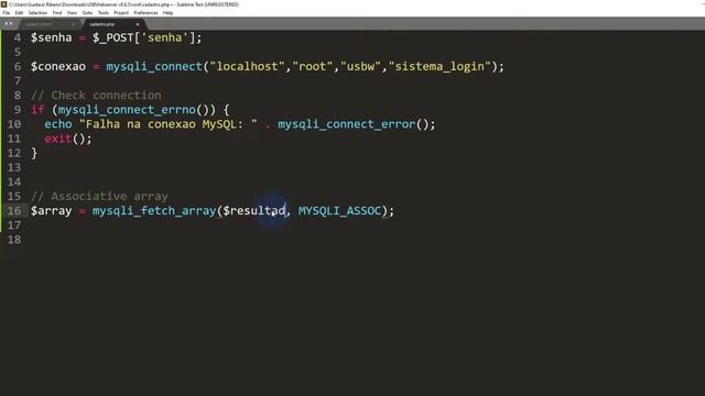 Criando sistema simples de Login com PHP + MYSQL - 1º Parte смотреть онлайн