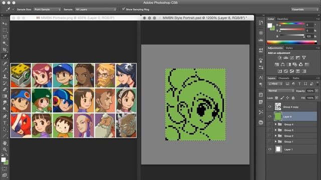 Creating a ‘Mega Man Battle Network’ Portrait | Pixel Dailies смотреть онлайн