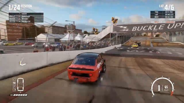 #wreckfest #xboxone Cool track with a loop. (finished 1st) смотреть онлайн