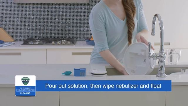 Vicks Filter-Free Ultrasonic Cool Mist Humidifier V4600 - How to Clean смотреть онлайн
