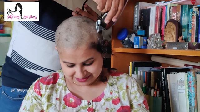 Young Women headshave • Women Liberation • Hair Donation • Long hair shave • Styles n Smiles • смотреть онлайн
